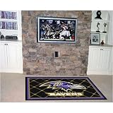 NFL Baltimore Ravens 46X72 Rug 4X6 Mat