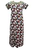 Bohemian Gypsy Kaftans Lounge Wear Multicolored Cotton Kaftan Boho Maxi Dress M / L