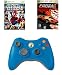 Search : Boys Holiday Bundle - 2 Great Games and a Blue Wireless Controller for Xbox 360