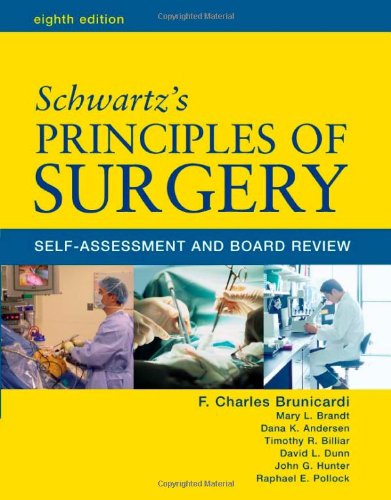 Image of: Schwartz' Principles of Surgery:  Self-Assessment and Board Review, Eighth Edition (PRETEST PRINCIPLES OF SURGERY)