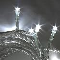 LED Fairy Lights Battery operated 20 White Multi Action