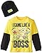 SpongeBob Squarepants Boys' I Game Like A Boss Long Sleeve Two-Fer