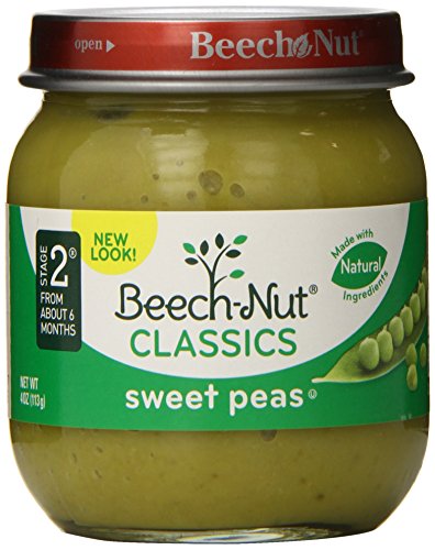 Beech-Nut Classics, Sweet Peas, 4 Ounce (Pack of 10)