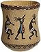 Avanti Linens Kokopelli Waste Basket, Gold