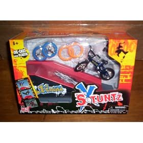 Stuntz Die-Cast Finger Bike with Ramp
