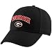 Georgia Bulldogs Black Classic Structured Adjustable Hat