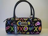 XOXO - XOXO "Artistic" Barrel Bag in Black