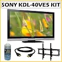 Sony Bravia® KDL-40VE5 40-inch 1080P 120HZ LCD HDTV + Wall Mount Accessory Kit