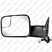 Spec-D Tuning Black Power Heated Manual Fold Towing Mirrors Compatible with 1998-2001 Dodge Ram 1500, 1998-2002 Ram 2500 3500