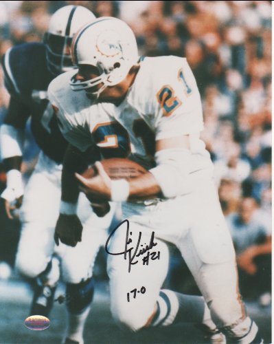 Jim Kiick Autographed 8 x 10 Photo