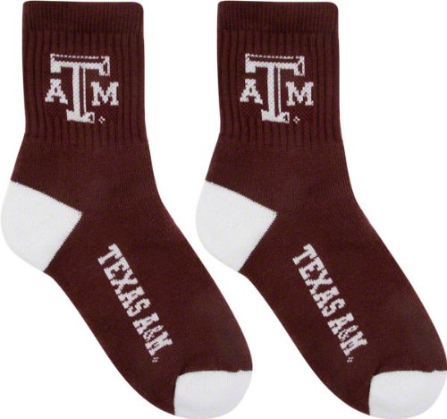 Texas A&M Aggies Team Color Quarter Socks