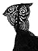 Choies Women's White/Black Lace Cupped Cap Sleeve Crop Top