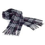 Burberry - Authentic Burberry London Marine Check Lambswool Scarf