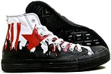 Converse Men's All Star Chuck Taylor Concert Hi Casual Shoe Black, Red, White