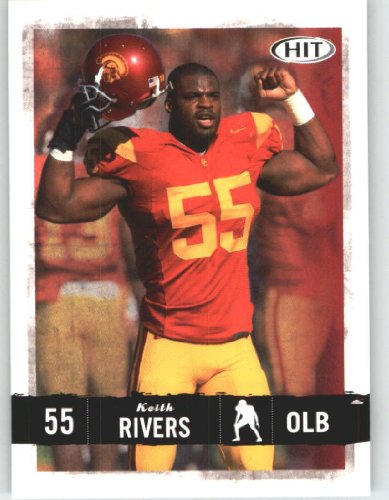 2008 Sage HIT #40 Keith Rivers - Cincinnati Bengals (RC - Rookie Card)(Football Cards)