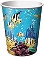 Creative Converting Ocean Party 8 Count Paper Cups, 9-Ounce