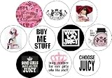 Set of 10 Juicy Couture 1.25
