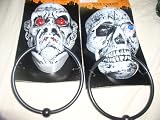 Halloween Ghoulish Door Knocker - One Eyed Skull / Red Eyed Dracula