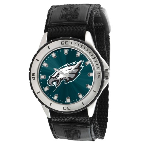 Game Time Men's NFL-VET-PHI Veteran Custom Philadelphia Eagles Veteran Series Watch
