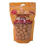 Smokehouse 100-Percent Natural Chicken Poppers Dog Treats, 8-Ounce Resealable Bag