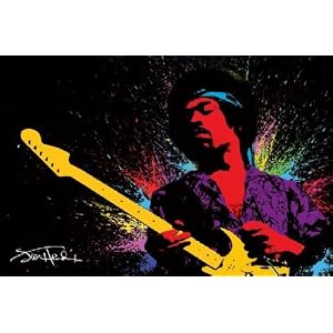 Jimi Hendrix - Paint - Maxi Poster - 61 cm x 91.5 cm