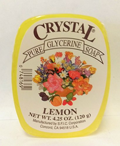 Crystal Glycerine Soap Bars Lemon (24 bars)