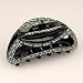 Ovation Emerald Green - Cubitas Avignon Collection (Made in France, Hand-set Swarovski Crystals, Claw Clip)