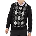 Merona&reg;Merino Wool Argyle Sweater - Black