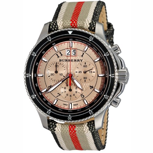 burberry watch mens red