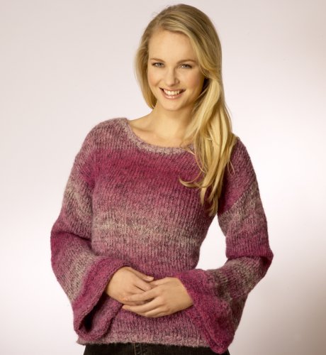 Per Una Long Sleeve Berry Cuff Knitted Top clothing