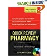 Quick Review: Pharmacy (Appleton and Lange's Quick Review Pharmacy: Questions and Answers) by Joyce A Generali and Christine A Berger
