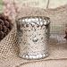 Shabby Cottage Chic Antique Look Mercury Glass Votive