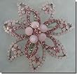 Two-toned Pink Flower Pin B1S53