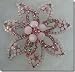 Two-toned Pink Flower Pin B1S53