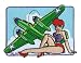 Dean Lee Norton Artist Patch - Bridgette and B25 Plane