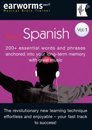 Childrens Toyshop  Books : Rapid Spanish: 200+ Essential Words and Phrases Anchored into Your Long Term Memory with Great Music: v. 1 (Musical Brain Trainer)