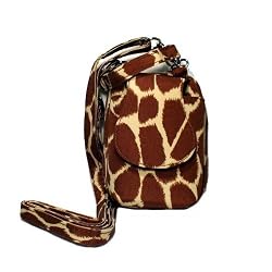 Giraffe Skin Design Cell Phone Purse Plus with Adjustable Shoulder Strap