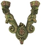 Green Lindorm Dragon Twin Taper Candle Holder