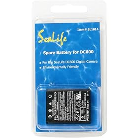 SEALIFE CAMERAS - SEALIFE SPARE BATTERY F/ DC600 (31140)