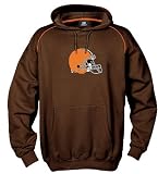 Cleveland Browns Embroidered Brown Pro Hooded Sweatshirt By VF Imagewear