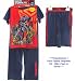 Transformers Blue Boys 3 Piece Pajama Sleepwear Set - Shirt, Pants & Shorts