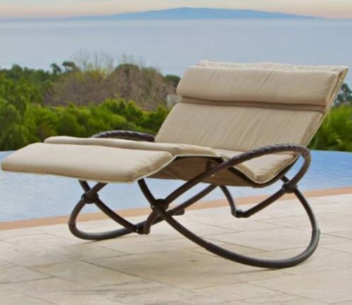 RST Outdoor Delano Double Orbital Lounger with Cushion Set