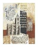 1958 By Ubac . ART PRINT ON CANVAS with 1 1/2 inch deep bars. Size: 17 x 26 Inches