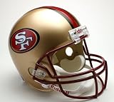 San Francisco 49ers 1996-2008 Throwback Riddell Full Size Deluxe Replica Football Helmet