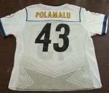 Troy Polamalu Women's Replica Super Bowl XLV White Reebok Steelers Jersey (M)