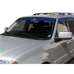 San Diego Chargers NFL Logo "Visorz" Front Windshield Covering by Glass Tatz