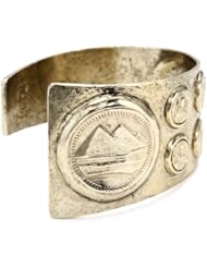 Low Luv by Erin Wasson Multi Coin Tapering Cuff Bracelet