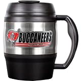 NFL Tampa Bay Buccaneers 52-Ounce Stainless Steel Macho Travel Mug with Bottle Opener