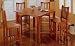 5 PCs Mission Oak Tall Dining Set Made in Solid Oak