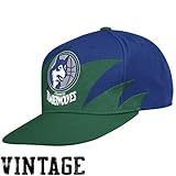 Minnesota Timberwolves Mitchell & Ness Shark Tooth Vintage Snap Back Hat